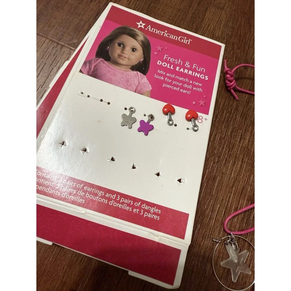 American Girl 18" Doll Retired 2013 School Days Shirt Plus Accessories - Picture 7 of 8